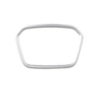 Intérieur Couverture Garniture Garnitures Autocollantes Cadre Central Volant 1 Pièce Pour Pour Q5 FY Q3 Q7 16-22 Badge Décoration Couverture D'anneau Emblème Accessoires Voitures(Argent)