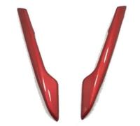 Intérieur Couverture Garniture Kit Garniture Couverture Volant Pour Civic 10th 2016-2021 Autocollant Voiture Accessoires Moulage Décoration Intérieure Voiture Intérieur(2pcs rouge)