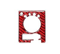 Intérieur Couverture Garniture Panneau Commutateur Phare Sortie D'air Des Deux Côtés Garniture Couverture Combinaison Autocollant Pour Dodge Pour Ram 1500 013-015 Voiture Intérieur(Rouge)