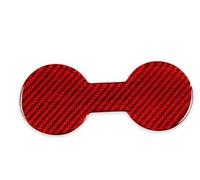 Intérieur Couverture Garniture Porte-gobelet D'eau Véritable Autocollant Décoration Intérieur Voiture Pour Ford Pour Mustang Pour Mach-E 2021 2022 Intérieur Garniture Couverture(Front Red)