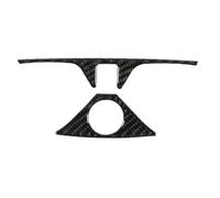 Intérieur Couverture Garniture Pour BMW Série 2 F44 2020-2023 Porte-gobelet Contrôle Central Fibre Carbone Souple Autocollant Décoratif Pour Intérieur Voiture(Style A)