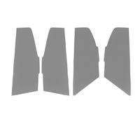 Intérieur Couverture Garniture pour Toyota Corolla 2007 2008 2009 2010,Portes Voiture Microfibre Cuir Porte Panneau Couverture Garniture Protection,Grey-4pcs