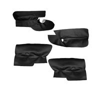 Intérieur Couverture Garniture Pour VW Pour Golf 5 Pour MK5 2005 2006 2007 2008 2009 2010 Seulement 3 Portes Voiture Microfibre Cuir Porte Panneau Couverture Garniture Protection ( Couleur : 4 pièces