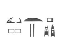 Intérieur Couverture Garniture Sortie D'air Lève-vitre Co-pilote Boîte Rangement Panneau Tableau Bord Garniture Autocollant Pour Ford Pour Mustang 1996-2003 Voiture Intérieur(Full Set LHD-B)