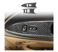 Intérieur Couverture Garniture Sortie D'air Lève-vitre Co-pilote Boîte Rangement Panneau Tableau Bord Garniture Autocollant Pour Ford Pour Mustang 1996-2003 Voiture Intérieur(Black LHD G)