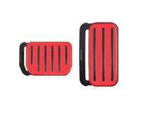 Intérieur Couverture Repose-Pied Pour Tesla Pour Modèle Y Juniper 2020-2025 Couvre-pédales Antidérapants Accélérateur Et Frein Capuchons Pedale(Red)