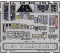 Intérieur De Fairchild A-10 Thunderbolt Ii (Auto-Adhésif) - Pièces Pré-Peintes En Couleur (Pour Les Maquettes Hobby Boss) Ce Cof-Eduard