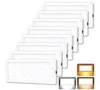 Intérieur de la lumière de RV, 3 couleurs RV LED super lumineux, 12V RV plafonnier avec interrupteur de gradation marche/arrêt pour RV/camping - car/voiture/remorque (8 paquet)