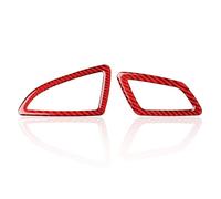 Intérieur De Voiture Autocollant Fibre Carbone Garniture Ventilation Latérale Intérieure Voiture Pour Civic 10e Génération 2016 2017 2018 2019 2020 2021(Rouge)