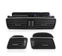 Intérieur De Voiture Climatisation Aérations Grill 3AD819728A 3AD819701A 3AD819702A Bouches d'aération chromées noires pour VW pour Passat B6 B7 2006-2011 Conduite à gauche(3pcs)