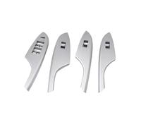 Intérieur de voiture Compatible Avec Toyota Pour Corolla 2009-2013 4 Pièces Interrupteur Fenêtre Porte Voiture Garniture Lunette Panneau Verre Fenêtre Accoudoir Couvercle Bouton Commutation Levage