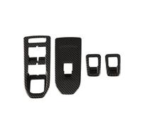 Intérieur de voiture Compatible Avec VW Pour Golf 8 MK8 2020 2021 ABS Fibre De Carbone Fenêtre Verre Bouton De Levage Garniture Interrupteur Couvercle Porte Accoudoir Panneau Autocollant