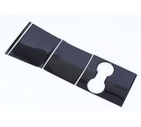 Intérieur De Voiture Console Centrale Garnitures Couverture ABS Panneau Décor Autocollant Console Centrale Modification Pour Tesla Modèle 3 2018 2019 2020(Satin Black)