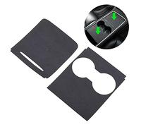 Intérieur De Voiture Console Centrale Patch Garnitures Décor Autocollant Enveloppe Pour Tesla Modèle 3 Y 2021 2022(Rosso)