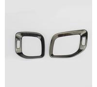 Intérieur de voiture Couvercle De Cadre Décoratif De Sortie De Climatisation Latérale, Compatible Avec Volvo Pour V60 S60 2012 - 2017(Black)