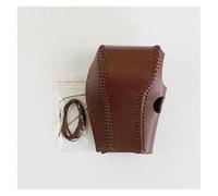 Intérieur De Voiture Pour CRV Pour CR-V 2007-2011 Cuir Véritable Cousu À La Main Marron Noir Accessoires Couvercle Pommeau De Levier De Vitesse Moulages Intérieurs(RHD BR)