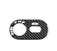 Intérieur De Voiture Pour Seat Pour Ibiza 6l 2003-2008 LHD Accessoires De Panneau De Cadre De Commutateur De Phare De Voiture Moulages Intérieurs(Black Carbon)