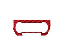 Intérieur décoration de voiture Garniture De Couverture De Climatisation Numérique Intérieure En Résine Époxy Rouge Pour F&150