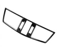 intérieur DéCoration Garniture Garniture couverture décoration cadre ventilation climatiseur Console centrale pour Mercedes pour Benz W212 2009-2011 (Color : Noir)