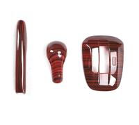 intérieur DéCoration Garniture Pour Accord 8th 2008 2009 2010 2011 2012 2013 LHD Couvercle De Bouton De Changement De Vitesse De Voiture Autocollant De Frein À Main(Wood Color)