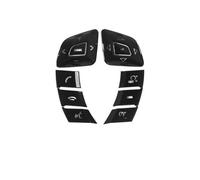 intérieur DéCoration Garniture Pour Land Pour Rover Pour Range Pour Rover Pour Evoque 2012-2018 Bandes Décoratives Volant Voiture Autocollants De Garniture De Couverture(Style C-Black)