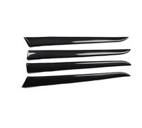 intérieur DéCoration Garniture Pour Subaru Pour Outback 2010 2011 2012 2013 2014 Bandes De Décoration De Panneau De Porte De Voiture Autocollants De Garniture(Fibre de carbone noir)