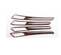 intérieur DéCoration Garniture Pour VW Pour Golf 7 2014 2015 2016 2017 2018 Poignée De Porte Intérieure De Voiture Bandes De Bol Garniture(Wood Color)