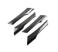 intérieur DéCoration Garniture Pour VW Pour Tiguan 2008 2009 2010 2011 2012 2013 2014 2015 2016 Voiture Intérieur Porte Accoudoir Poignée Tirer Couverture Garniture(Carbon Fiber Texture)