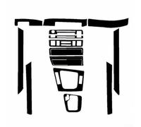 Intérieur en fibre de carbone brillante 5D pour BMW Série 3 E46 1998-2005 Améliore l'esthétique de la cabine du véhicule pour les modèles à gauche