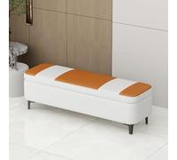 Intérieur Entrée Rangement Coffre avec Rembourré Entree Banc Rangement Chaussures avec Coussin Assise Moderne Chambres Bout De Lit Banc(F,60 * 40 * 40cm/23 * 15 * 15in)