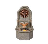 Interieur Fontaine de Bureau Sun en résine, Ornements d'eau Courante, Petite Fontaine Vintage, décoration la Maison Table