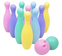 Intérieur Jouets Bowling Game Toy Set Yard Jeux Sport Jeux Famille Amusant pour Les Enfants Multicolore WEN077 Multicolore G