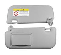 Intérieur Pare Soleil Remplacement Pare-Soleil De Voiture pour Toyota pour Corolla 2014 2015 2016 2017 74320-02B21 74310-02K91 avec Rétroviseur, Accessoires Automobiles Gris
