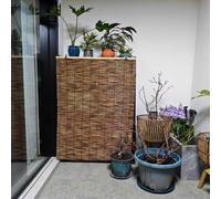Intérieur Rideau de Roseau Venitien Store Enrouleur en Bambou Exterieur Paille avec Ascenseur D'intimité de Cloison Occultants pour Fenêtre Pergola Terrasse