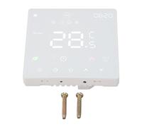 Intérieur Tactile pour Chauffage au Sol, Contrôle Température Électrique AC 90-240V - Précision ±1℃, Écran LCD, Programmation Facile pour Maison et Bureau