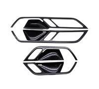 Intérieur Voiture Accessoires Poignées Porte Intérieures Voiture Couvercle Bol Pour A6 Pour C8 19-21 ABS Poignée Intérieure Cadre Moulage Garniture(Carbon Look)