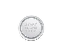 Intérieur Voiture Autocollant Garniture Bouton Démarrage Et D'arrêt Moteur Pour VW Pour Golf 7 Pour Tiguan CC Pour Passat Intérieur Voiture Intérieur Accessoires(Model B 2.6cm Silver)