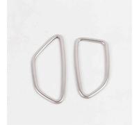 intérieur voiture Compatible Avec Chevrolet Pour Tracker Pour Trax 2019 2020 2021 Accessoires LHD Garniture De Couverture De Décoration De Sortie De Climatisation Côté Voiture LHD(Color:Silver)