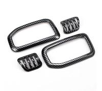 intérieur voiture Compatible Avec Ford Pour Ranger Pour Everest 2023 Sortie Climatisation Avant Cadre Ventilation CA Revêtement D'habillage Couvercle Ventilation Décoratif Intérieur Voiture(Size:Full