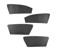 Intérieur Voiture pour Megane 3 Couverture Panneau D'accoudoir Porte Intérieure en Cuir Microfibre, Garniture Protection Accessoires Intérieurs(Door Panel Black)