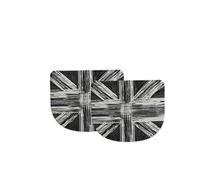 Intérieur Voiture Pour Mini Pour R55 R56 R57 Intérieur Décoratif Cuir Siège Arrière Poignée Arrière Autocollant Couverture Autocollant Protection Intérieur Accessoires(Hand drawn gray)