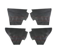 Intérieur Voiture pour Toyota Rav4 RAV 4 2013 2014 2015 2016 2017 2018 2019,Microfibre Panneau Porte Voiture Accoudoir Couverture Autocollant Garniture Automotive,Red