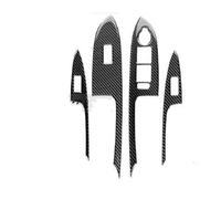 Intérieure Autocollant en Fiber Carbone Véritable Souple pour Panneau Commutateur Lève-vitre Voiture pour Alfa pour Romeo pour Giulietta 940 2010 - 2021 Tableau Bord Garniture