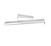 Intérieure Bande Décoration Contrôle Central Intérieur Voiture Autocollant Garniture Modification ABS Pour Toyota Pour Land Pour Cruiser Pour Prado FJ150 150 2018 Intérieures(Argent)