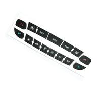 intérieure de voiture Autocollant De Réparation De Bouton De Panneau De Commande De Climatisation Compatible Avec Megane Pour Master Pour Scenic Autocollant De Réparation De Bouton Audio Radio