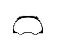 intérieure de voiture Autocollant Décoration Couverture Tableau Bord Voiture Fiber Carbone ABS Pour Toyota Pour Noah Pour Voxy Série 90 2022 2023 Accessoires d'intérieur(ABS Black Color)