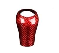 intérieure de voiture Couvercle Panneau Pommeau Levier Vitesse Fiber Carbone Véritable Dur Pour Benz A C E G Classe W169 W204 W212 W463 Pour CLS X218 Accessoires d'intérieur(Red Carbon)