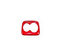 intérieure de voiture Pour Civic 2016 2017 2018 2019 Berline 10e Moulures Accoudoir Siège Arrière Porte-gobelet D'eau Revêtement D'habillage Panneau Accessoires d'intérieur(Abs Red Color)