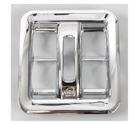 intérieure de voiture Pour Jeep Pour Wrangler JK 2011-2017 Intérieur Fenêtre Bouton Commutation Décoration Autocollants Garniture Cadre Couverture Accessoires d'intérieur(Chrome)