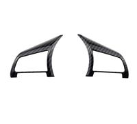 intérieure de Voiture Pour Nissan Pour X-Trail Pour XTrail T32 Pour Rogue 2017 2018 2019 Garniture De Moulage Couverture Bouton Volant À Paillettes(Black carbon 2 Piece)